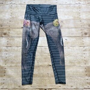 Teeki Love The Elephants Hot Yoga Leggings Pants